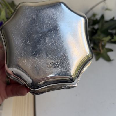 Шкатулка икорница WICKEMANN серебрение Бельгия 