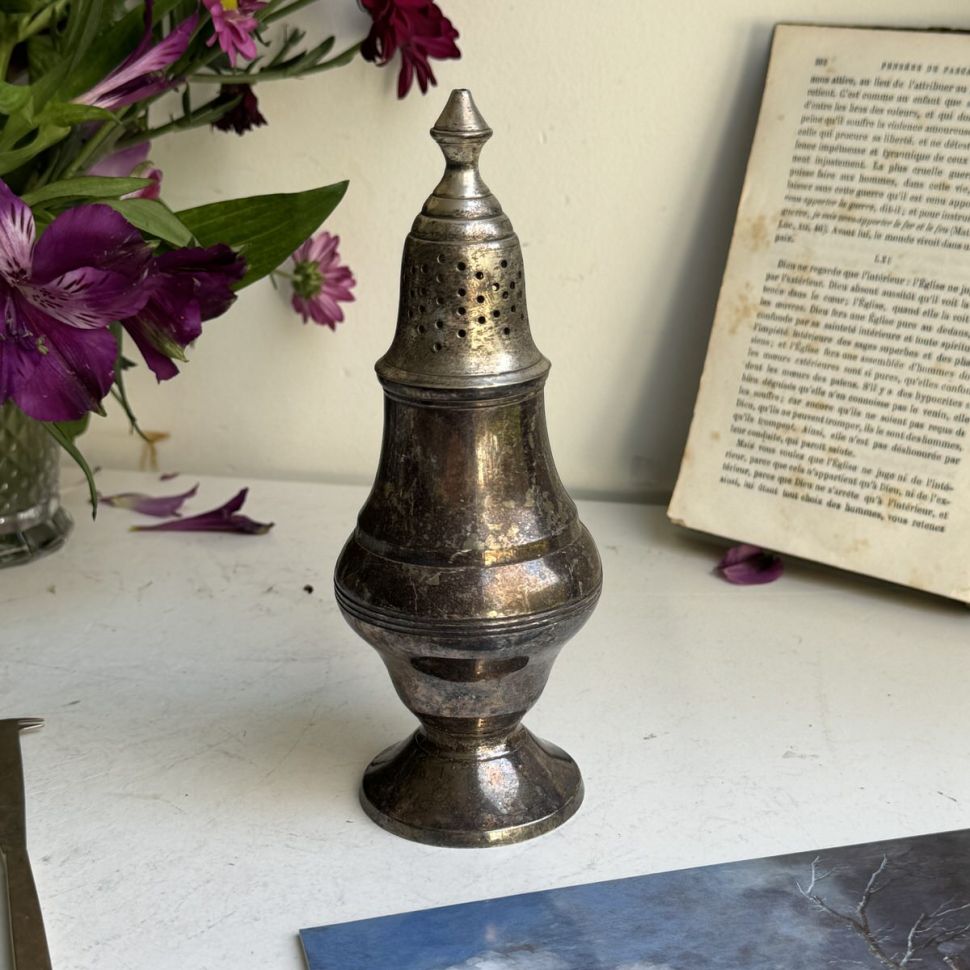 Сифтер 18 см мельхиор патина