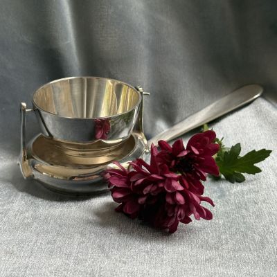 Ситечко для чая на подставке Ecuyer 15 см серебрение Франция