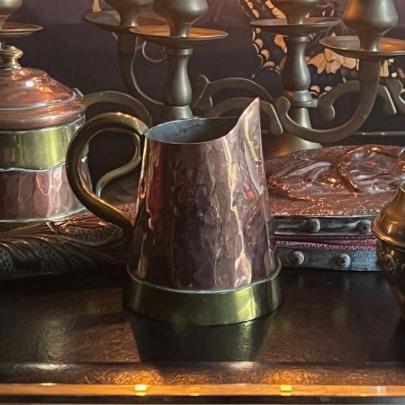 Молочник 200 мл медь латунь