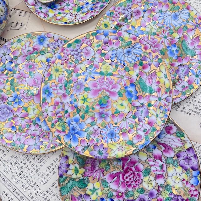 Тарелка ACF Famille Rose 15 см фарфор ручная роспись