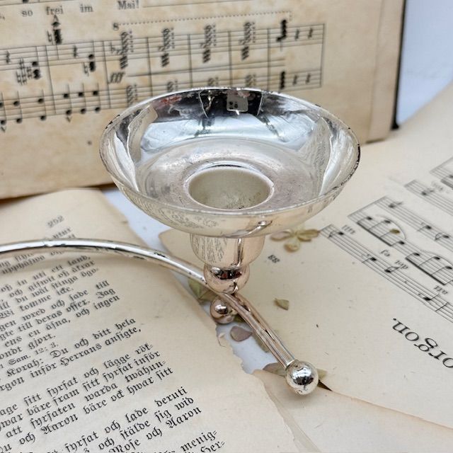 Подсвечник на четыре свечи адвент Франция серебрение