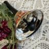 Колокольчик с ручкой 14 см металлический сплав