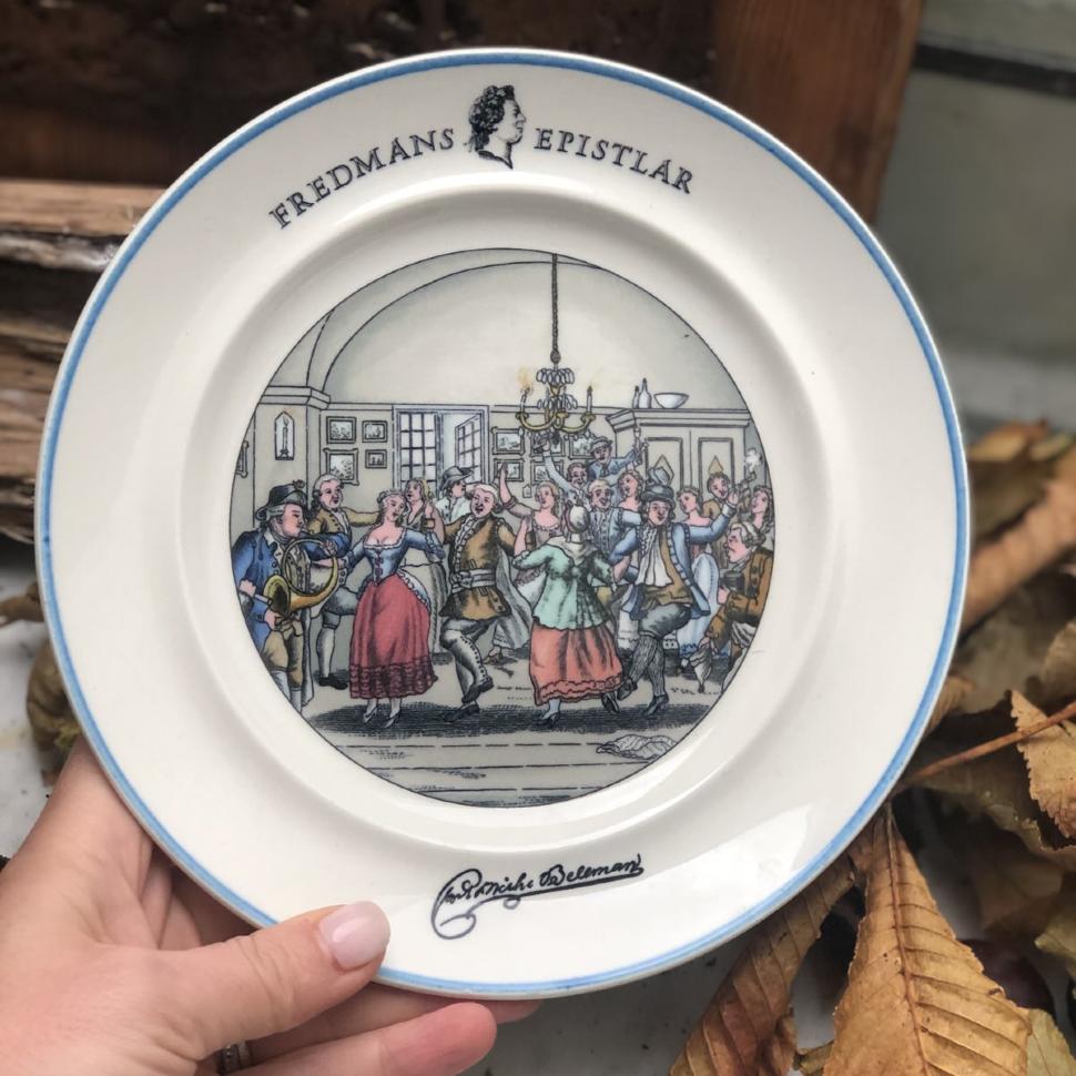 Тарелка Танцы Gustavsberg Fredmans Epistlar