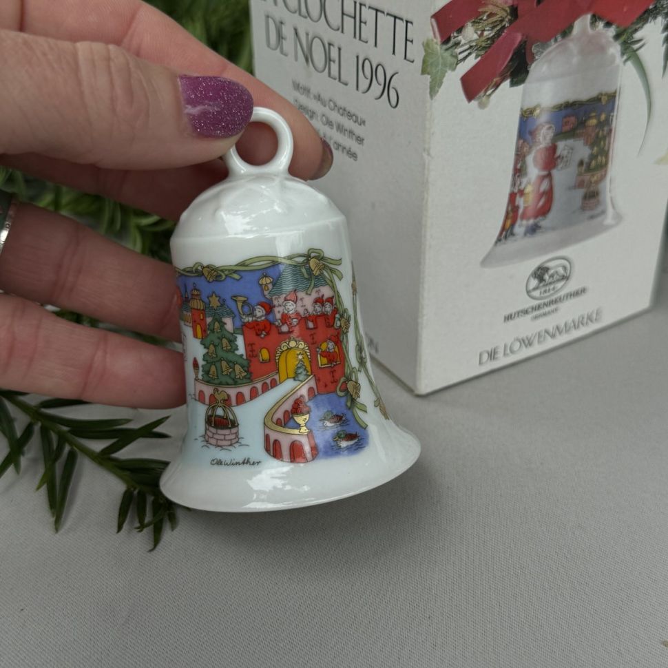 Колокольчик рождественский 1996 Hutschenreuther Германия