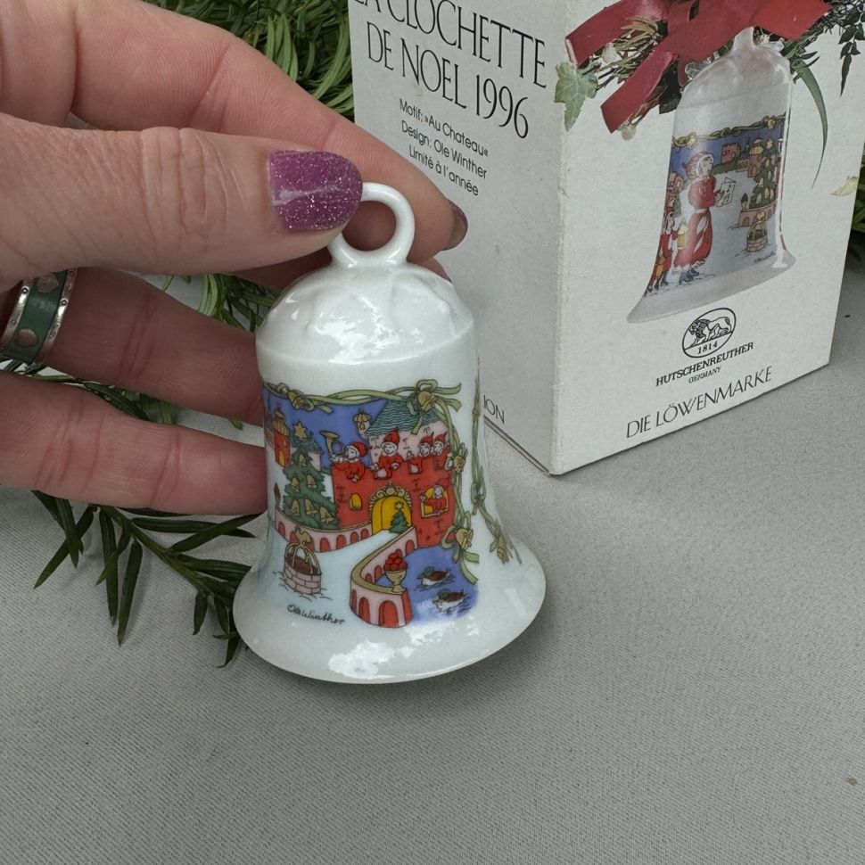 Колокольчик рождественский 1996 Hutschenreuther Германия