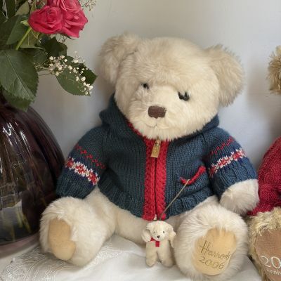 Мягкая игрушка Harrods Christmas Teddy Bear 2006 Alexander 34 см Англия