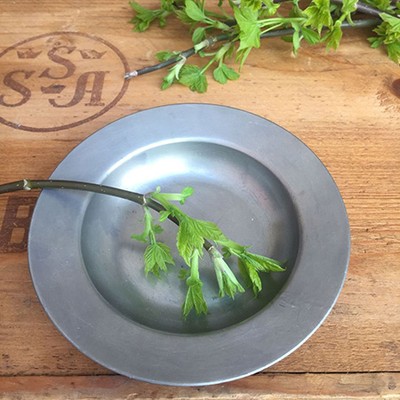 Тарелка малая олово