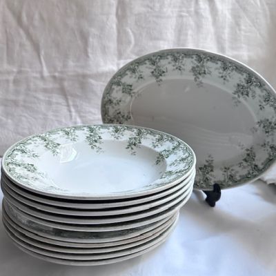 Сет тарелки и блюдо Maestricht Societe Ceramique Andree Голландия       