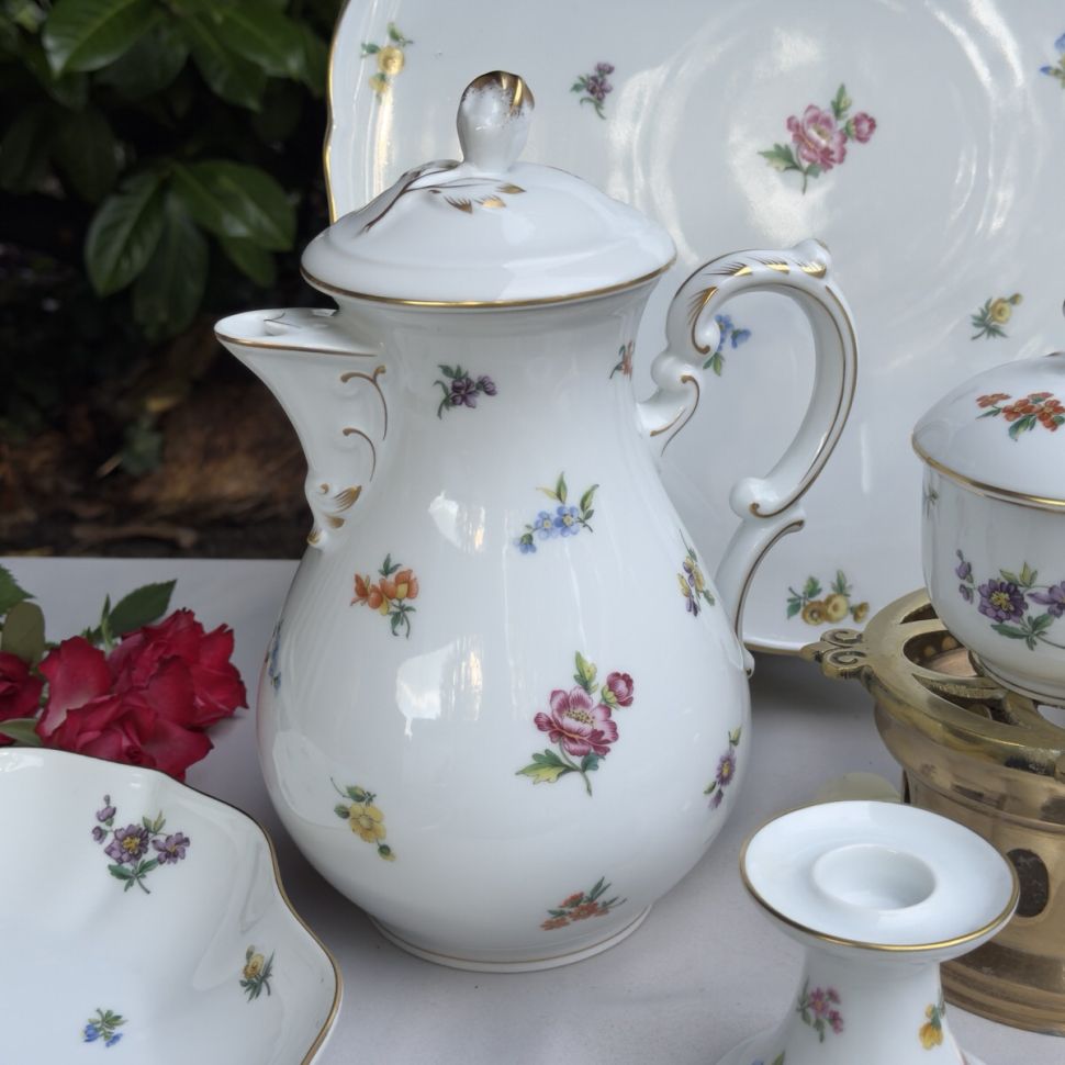 Чайник кофейник Hutschenreuther Mirabell 1,3 л фарфор Германия