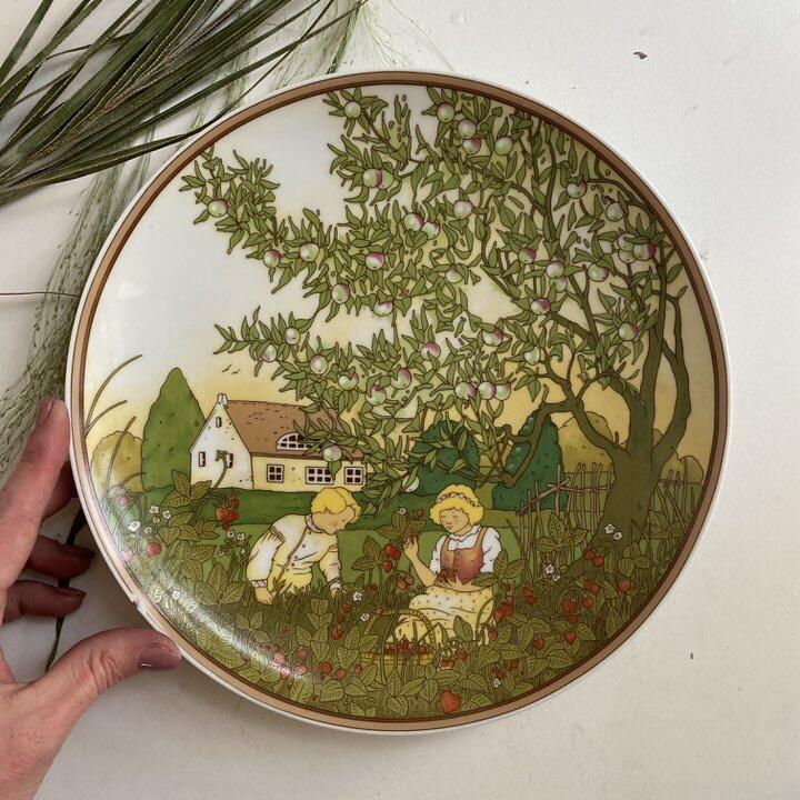 Тарелка 25 см Heinrich ВиллеройБох Zomer фарфор Германия