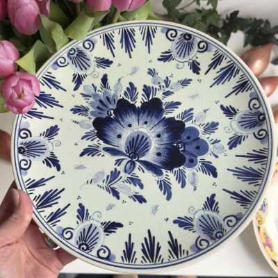 Тарелка блюдо Delft Blue 27 см ручная работа Голландия