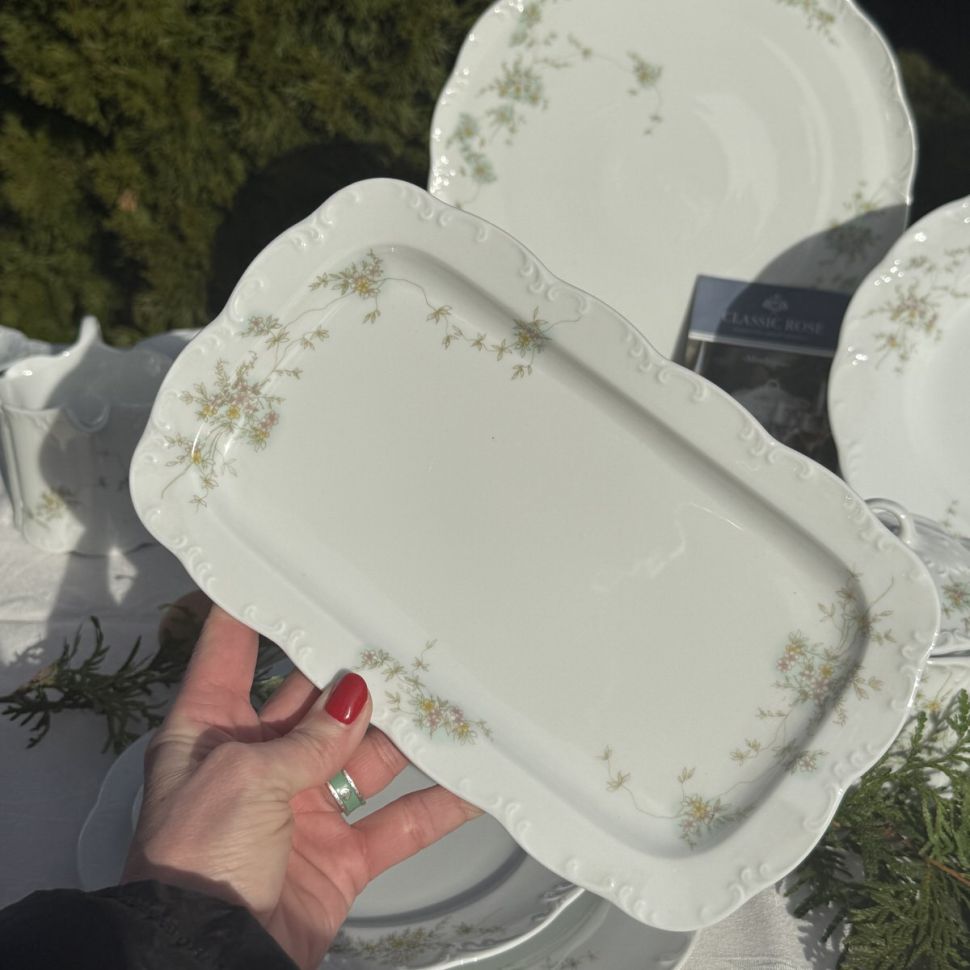 Блюдо для кекса Rosenthal Monbijou полевые цветы 26 см Германия