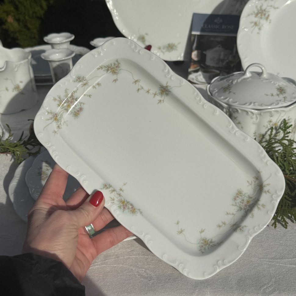 Блюдо для кекса Rosenthal Monbijou полевые цветы 26 см Германия