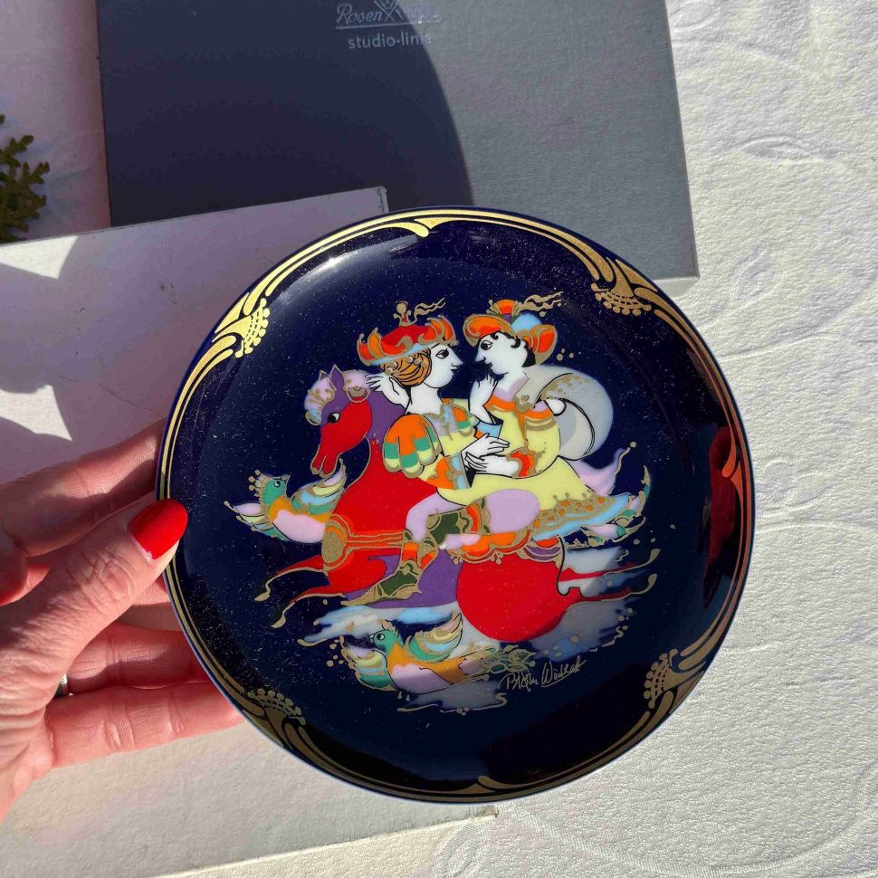 Тарелка Rosenthal 1001 ночь Волшебный конь 16 см Studio-linie Германия