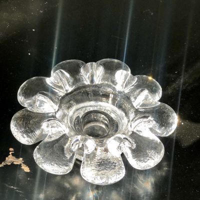 Подсвечник 9 лепестков  дизайнерский хрусталь Швеция