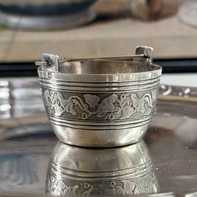 Ситечко для чая 5 см Вьюнок серебро Франция