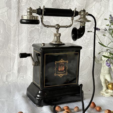 Телефонный аппарат Jydsk Telefon-Aktieselskab 1890 гг. Дания