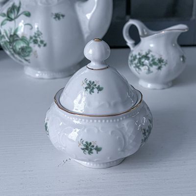 Сахарница с крышкой 10 см Seltmann Weiden фарфор Бавария