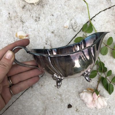 ​Соусник мельхиоровый на ножках