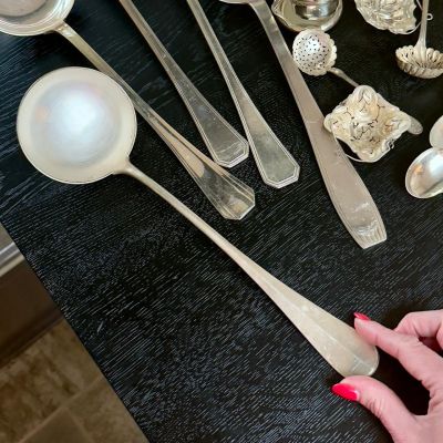 Половник Christofle 32 см серебрение Франция 120 лет 