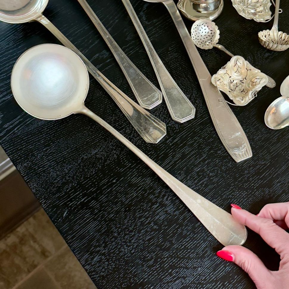 Половник Christofle 32 см серебрение Франция 120 лет 