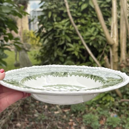 Тарелка глубокая Adams Wedgwood group English Scenic 23 см Англия 