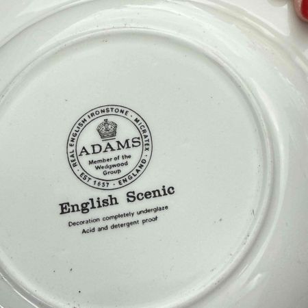Тарелка глубокая Adams Wedgwood group English Scenic 23 см Англия 