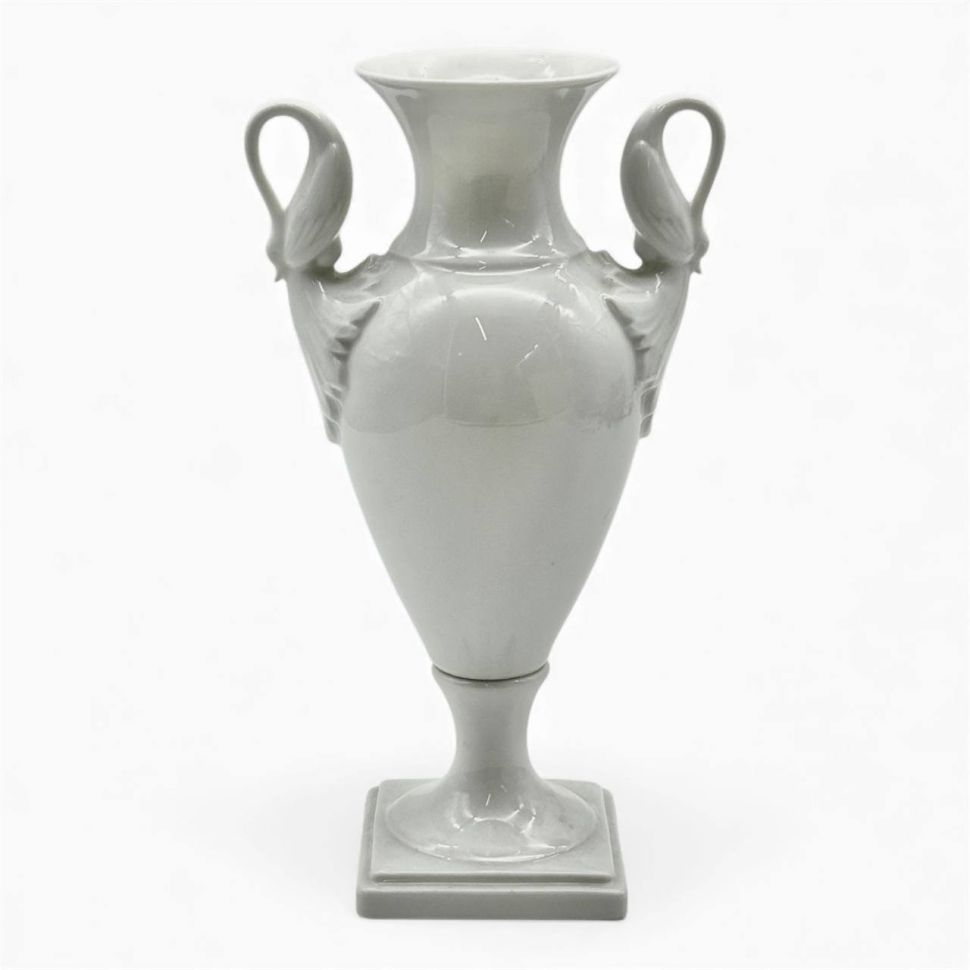 Ваза амфора Лебеди Alboth&Kaiser 24 см Германия