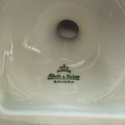 Ваза амфора Лебеди Alboth&Kaiser 24 см Германия