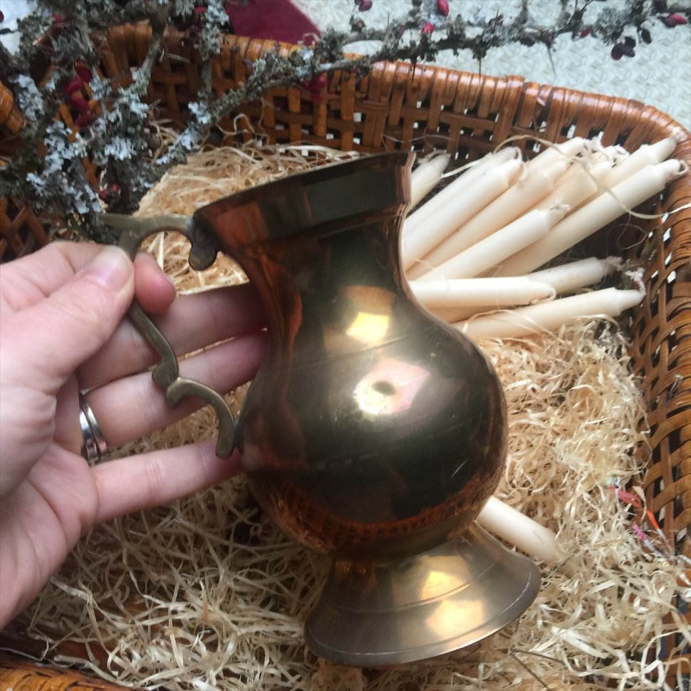 Кувшин латунь