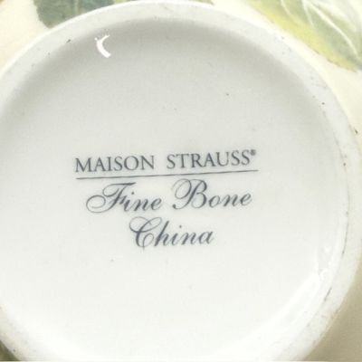 Чайник заварочный с чашкой и блюдцем Maison Strauss фарфор