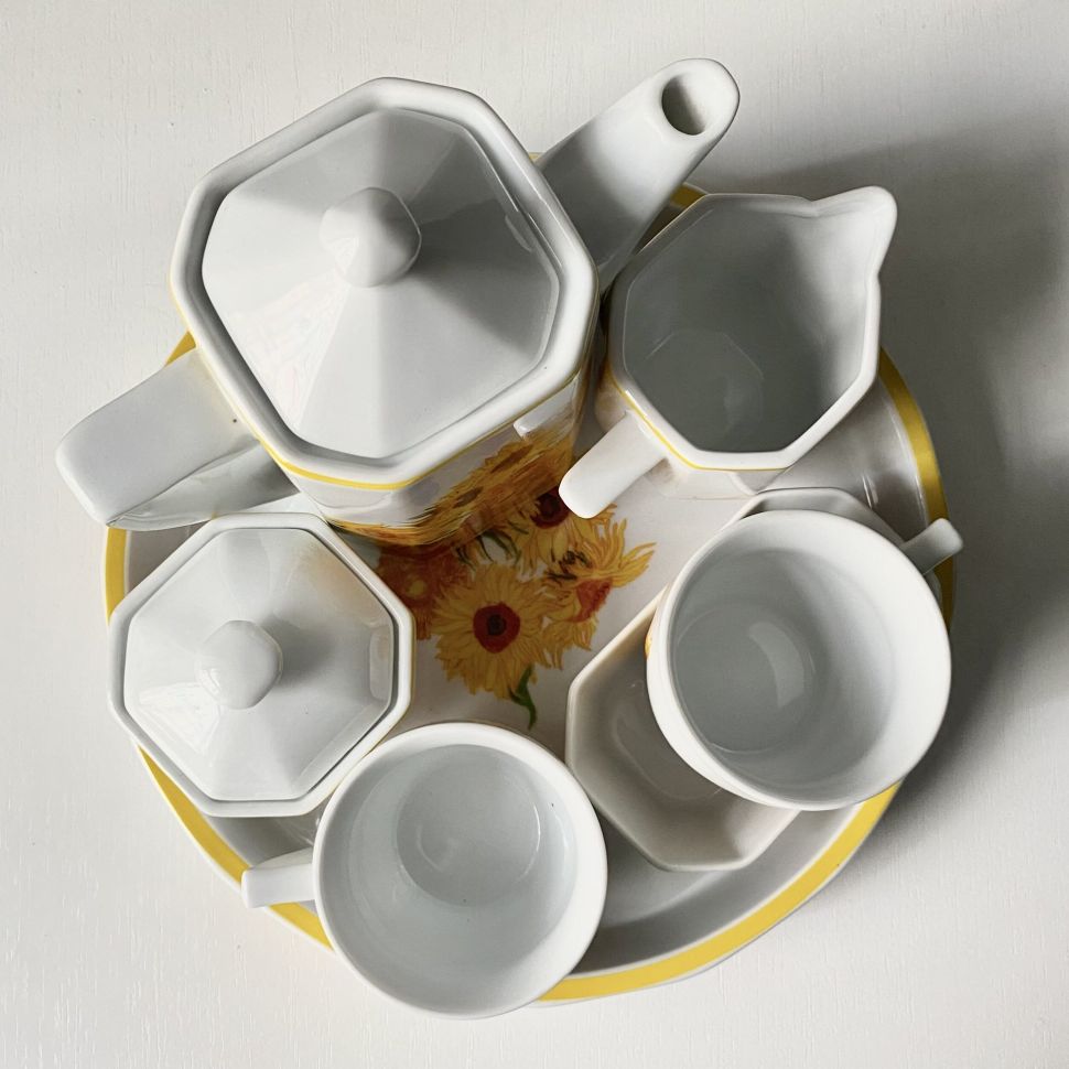 Молочник Подсолнухи Ван ГогаAtlas Collections 250 мл фарфор