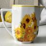 Молочник Подсолнухи Ван ГогаAtlas Collections 250 мл фарфор