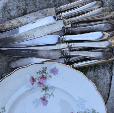 Нож столовый 24 см Лепесток Швеция 