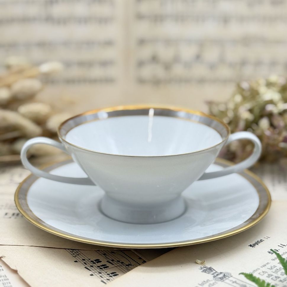 Бульонная пара Rosenthal 250 мл фарфор Германия 