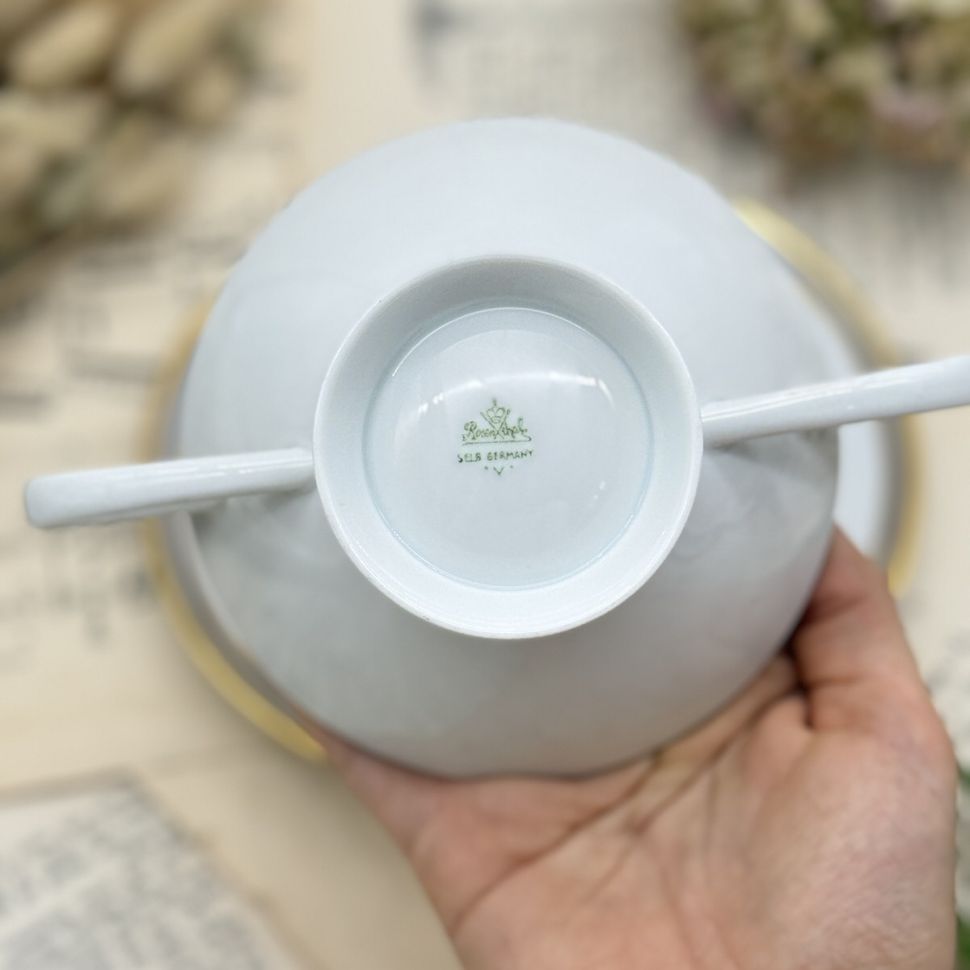 Бульонная пара Rosenthal 250 мл фарфор Германия 
