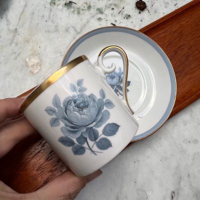 Кофейная пара Hackefors Роза 120 мл Швеция