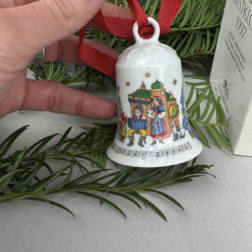 Колокольчик рождественский 1997 Hutschenreuther Германия 