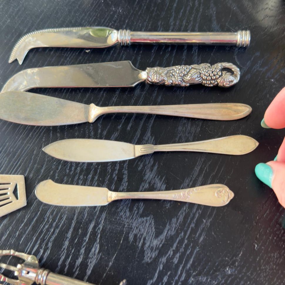 Нож для намазывания 13 см серебрение