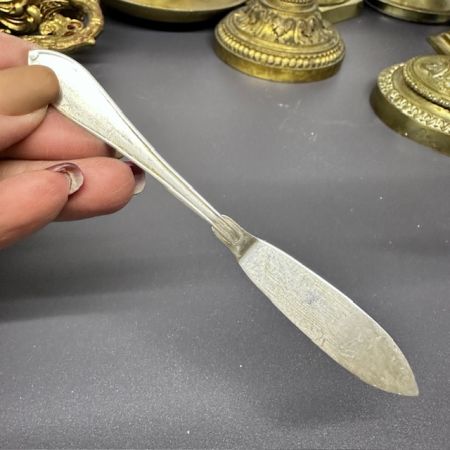 Нож для намазывания 13 см серебрение 