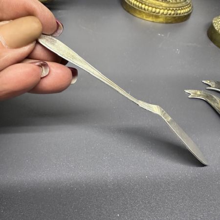 Нож для намазывания 13 см серебрение 
