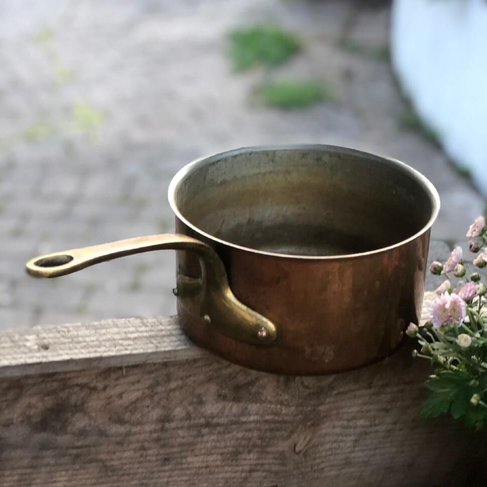 Сковорода сотейник 2,2 л медь латунь