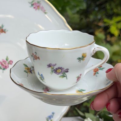 Чайная пара Hutschenreuther Mirabell 200 мл фарфор Германия