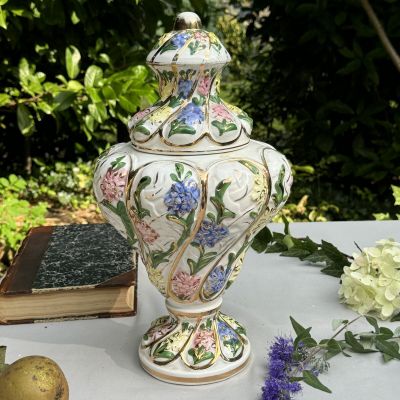 Ваза с крышкой 38 см Италия