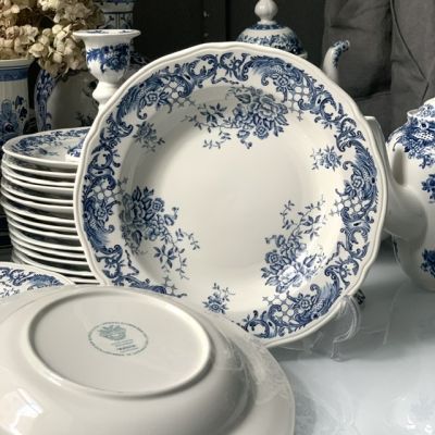 Тарелка глубокая Valeria ВиллеройБох 22 см Германия 1940-1970 гг. 