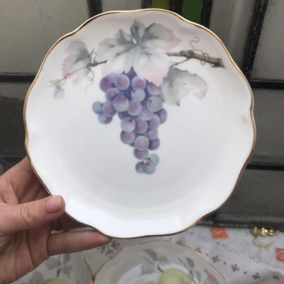 Тарелка 18см рисунок виноград Kronach Bavaria