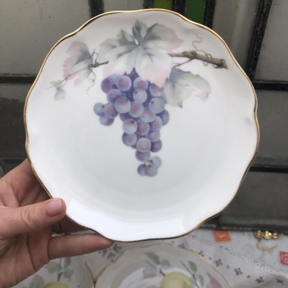 Тарелка 18см рисунок виноград Kronach Bavaria