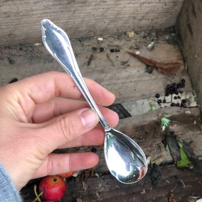 Ложка чайная 14 см мельхиор