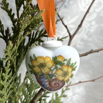 Подвес Hutschenreuther Сердце фарфор 5 см Германия